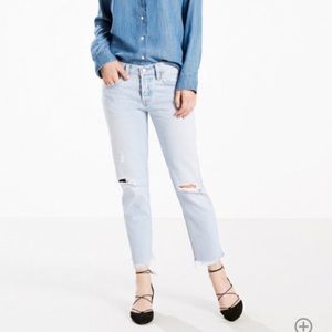 LEVI'S JEANS : high waisted, ankle length